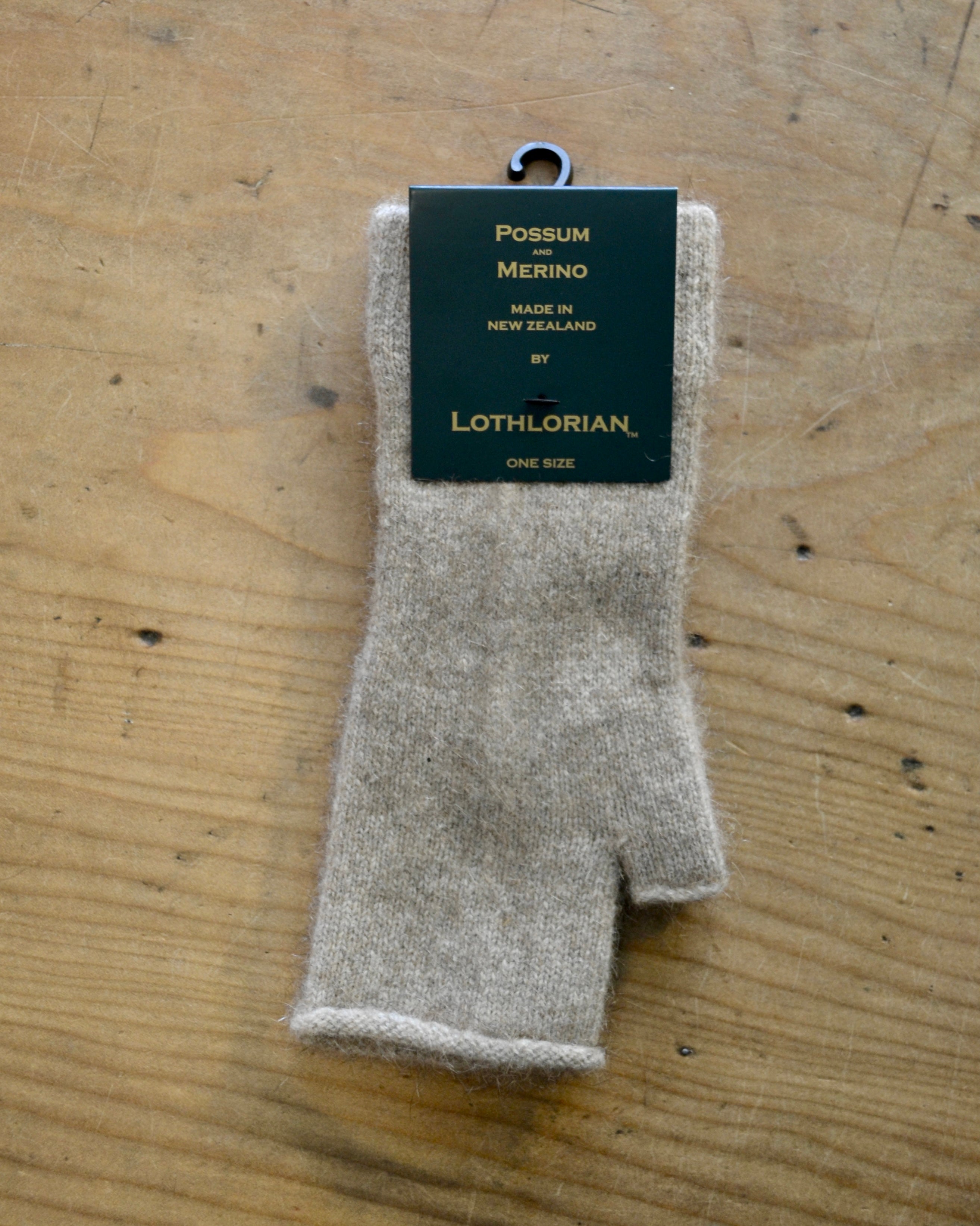 Possum and Merino Fingerless Mitth