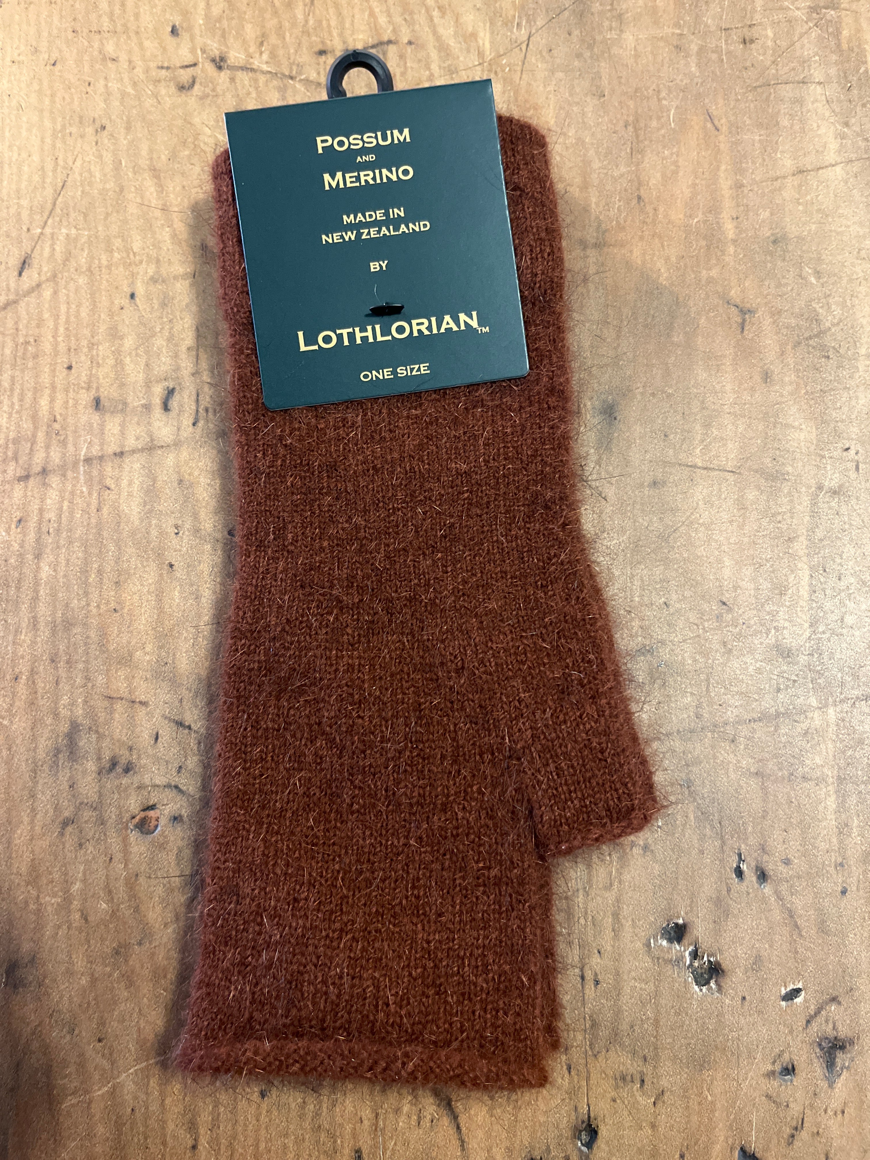 Possum and Merino Fingerless Mitth