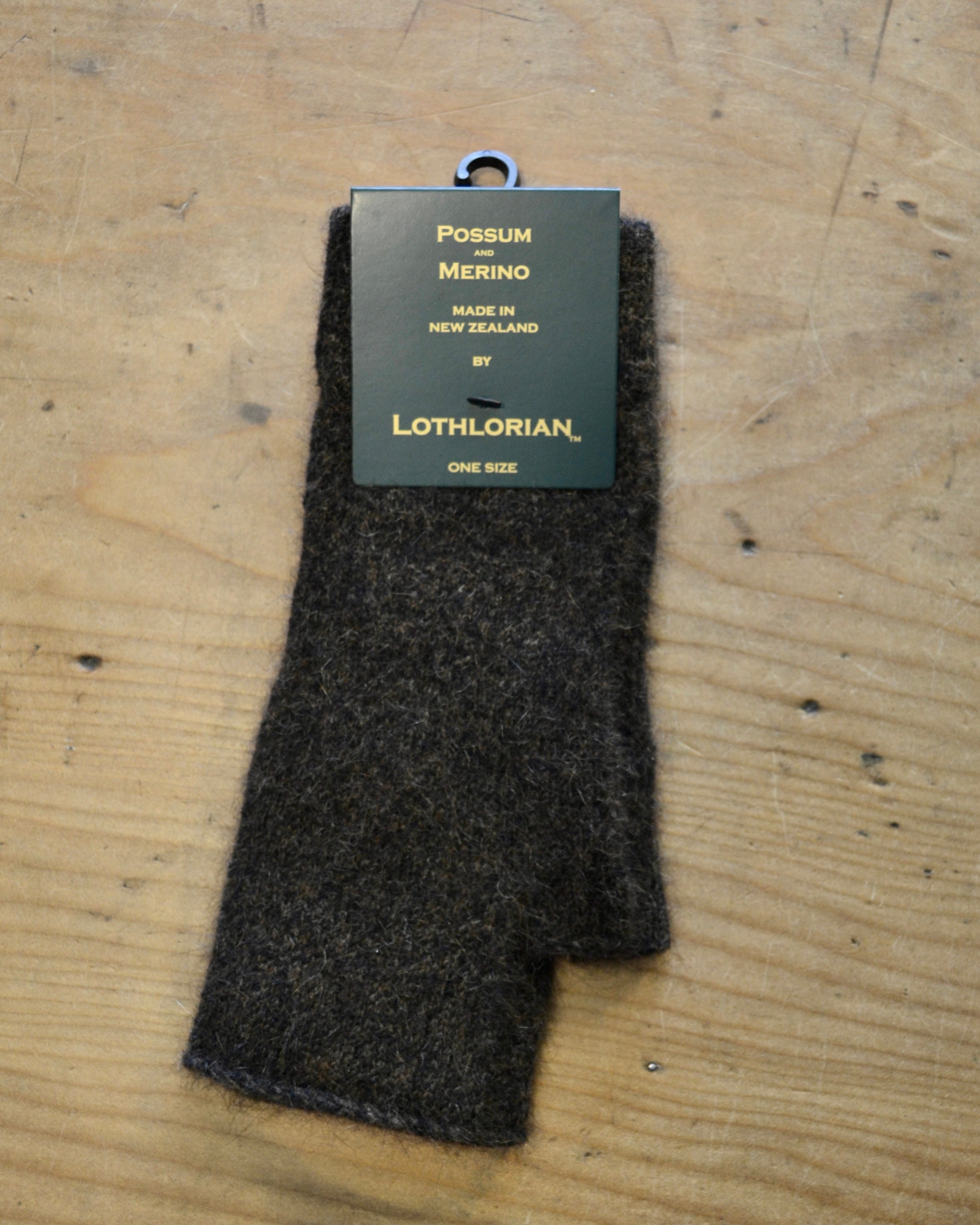 Possum and Merino Fingerless Mitth