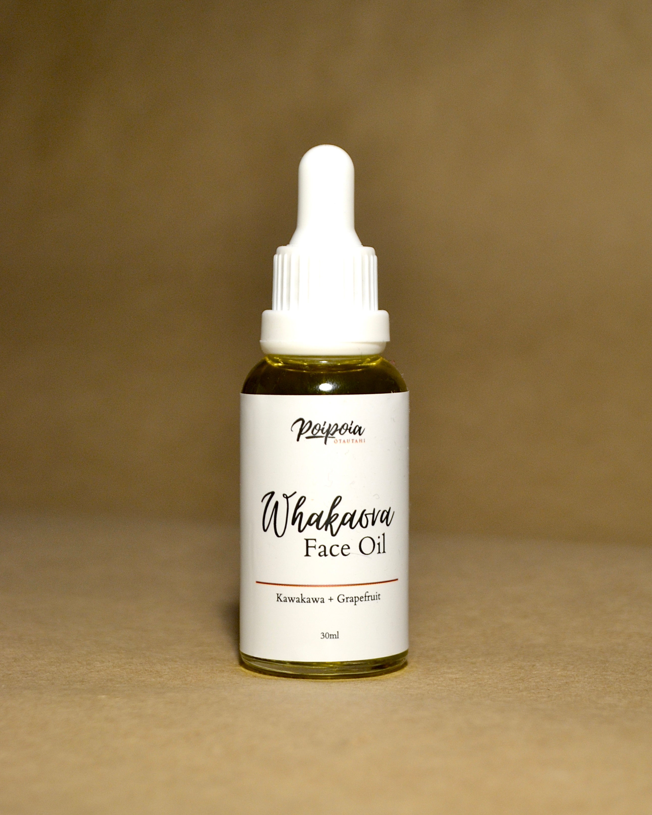 Poipoia Whakaora Face Oil - Kawakawa and Grapefruit