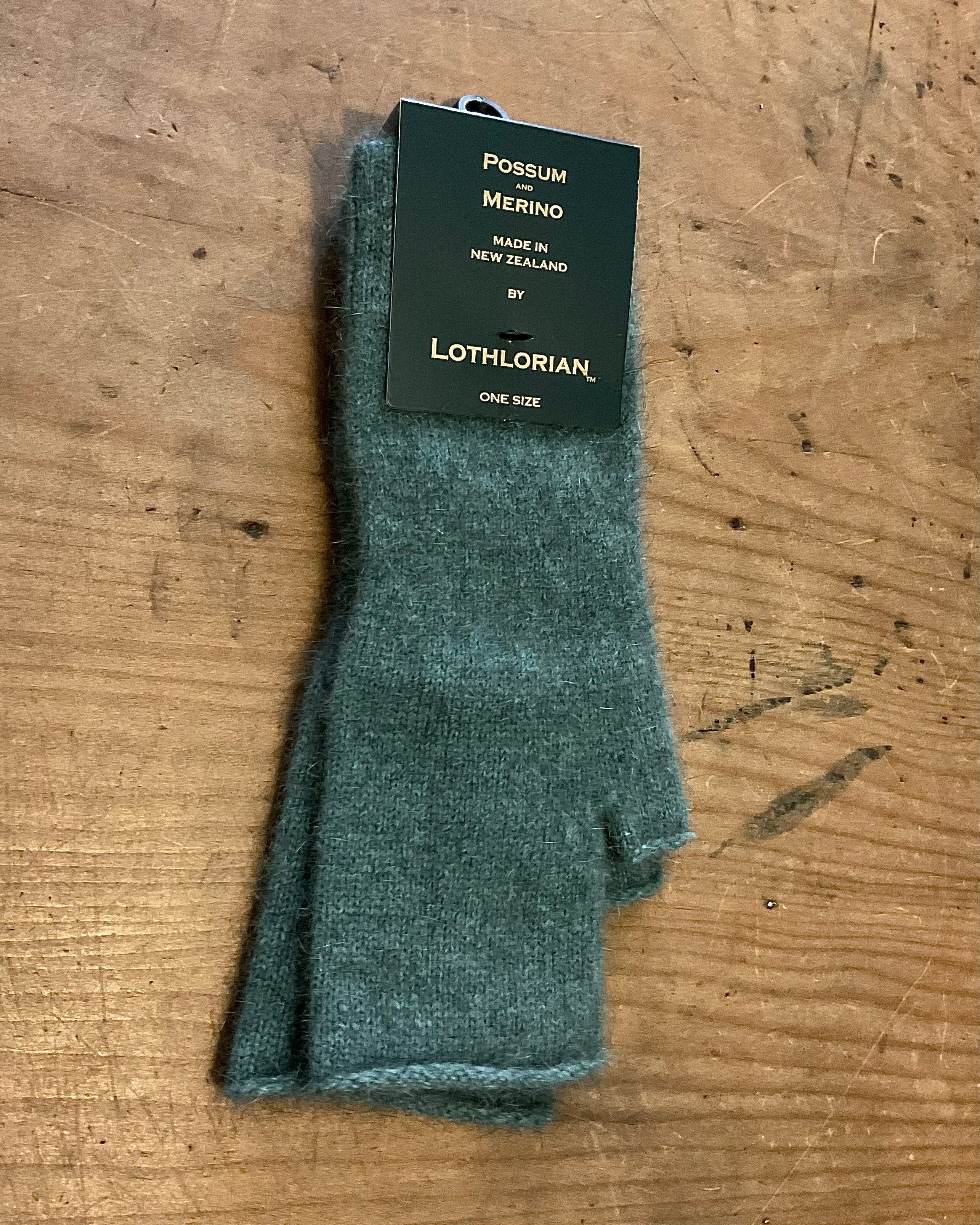 Possum and Merino Fingerless Mitth