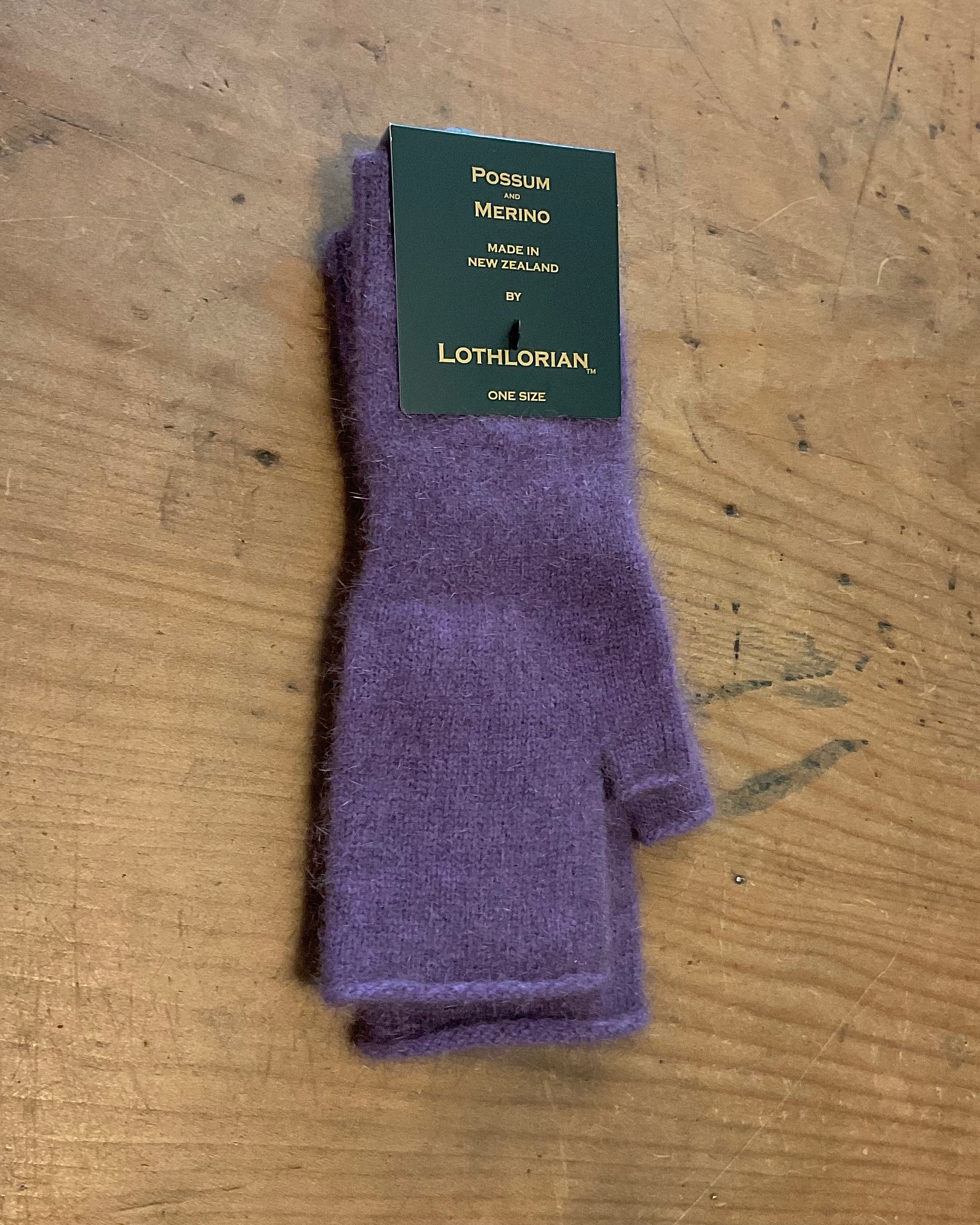 Possum and Merino Fingerless Mitth