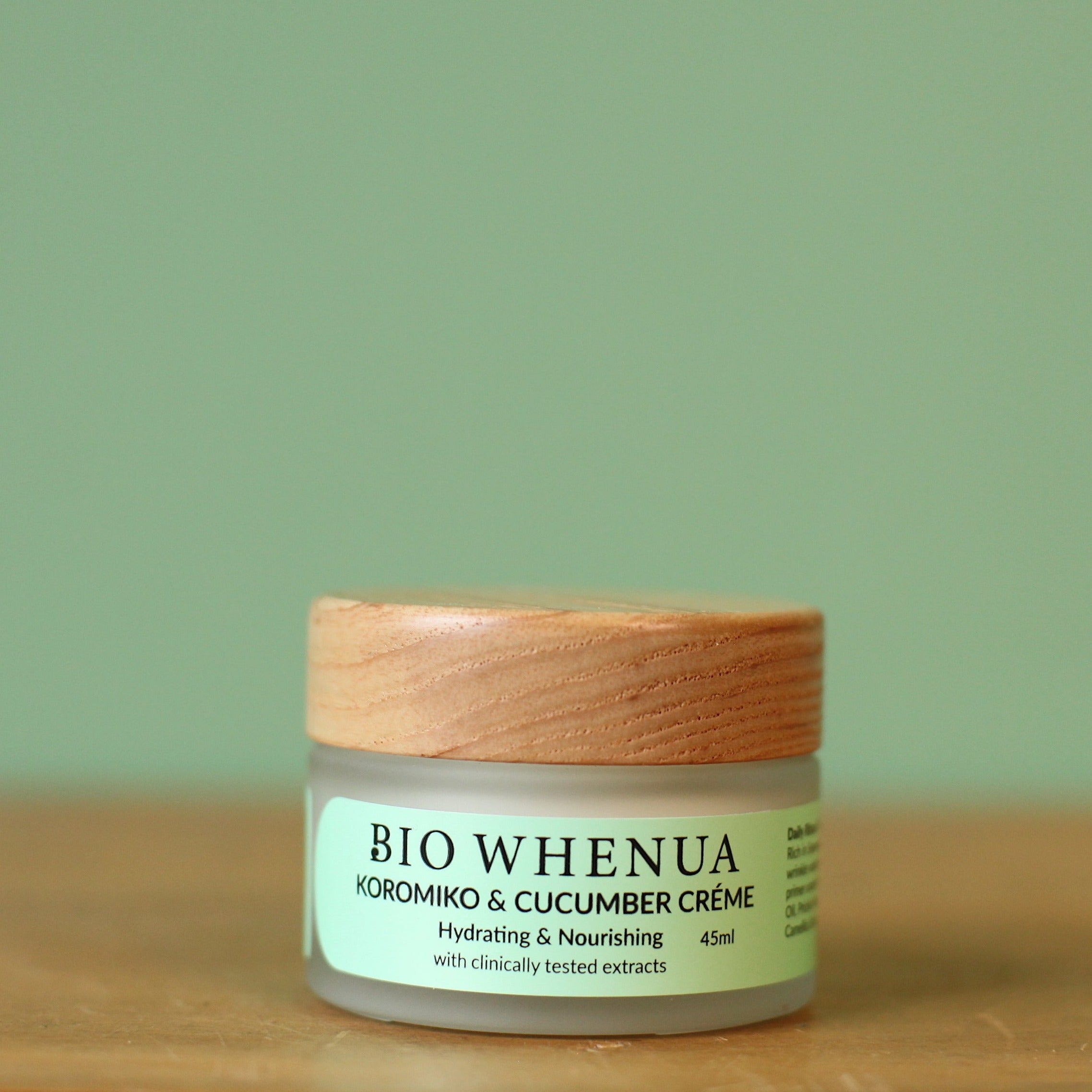 Bio Whenua Koromiko and Cucumber Crème