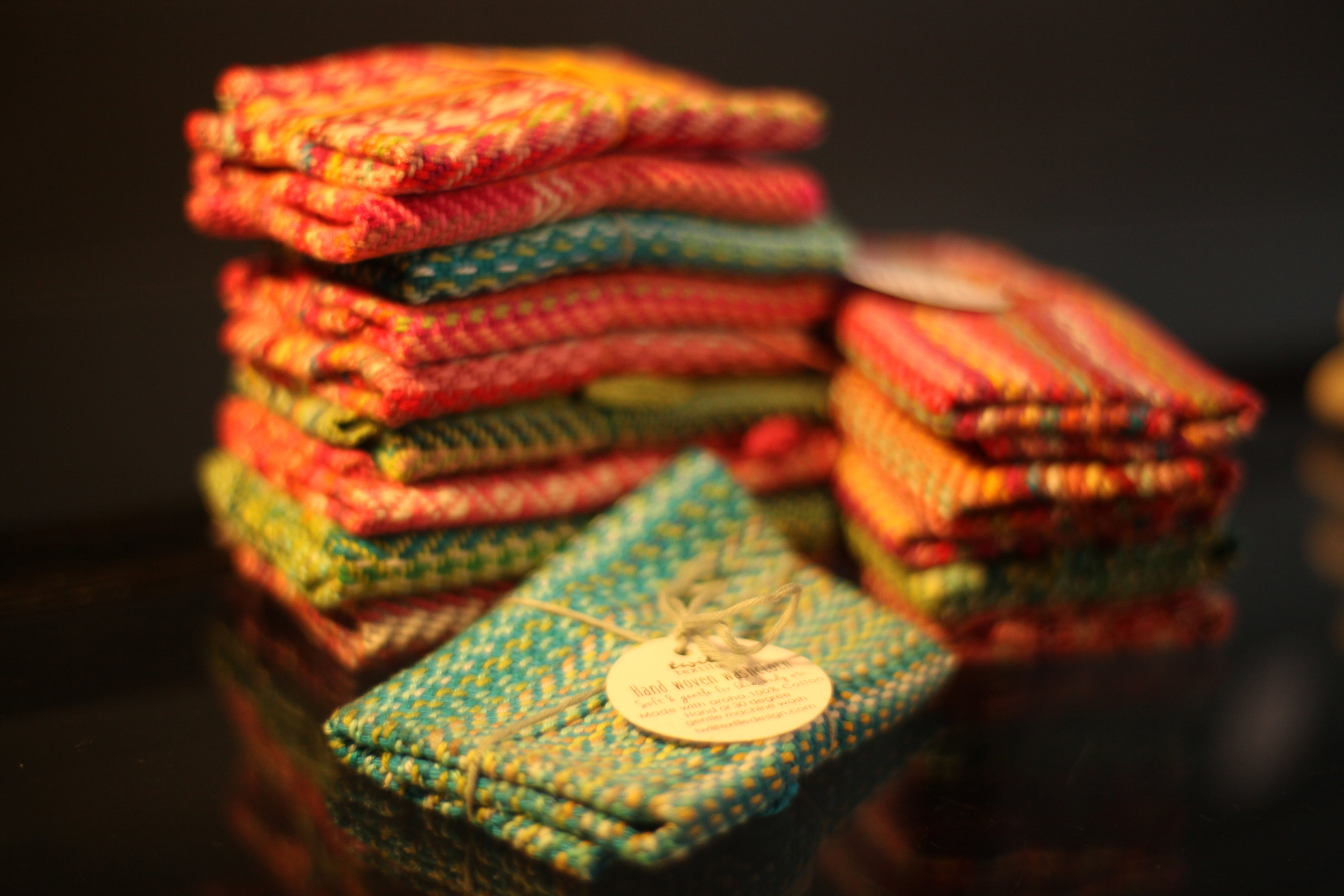 Twill Textiles Hand Woven Washcloth