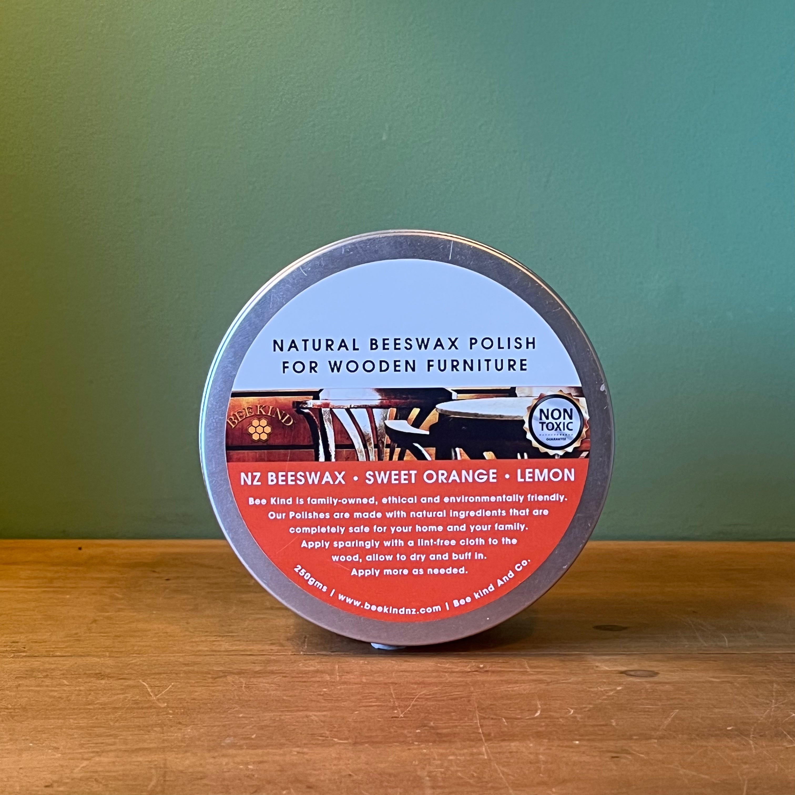 Bee Kind Natural Furniture Wood Polish 250g
