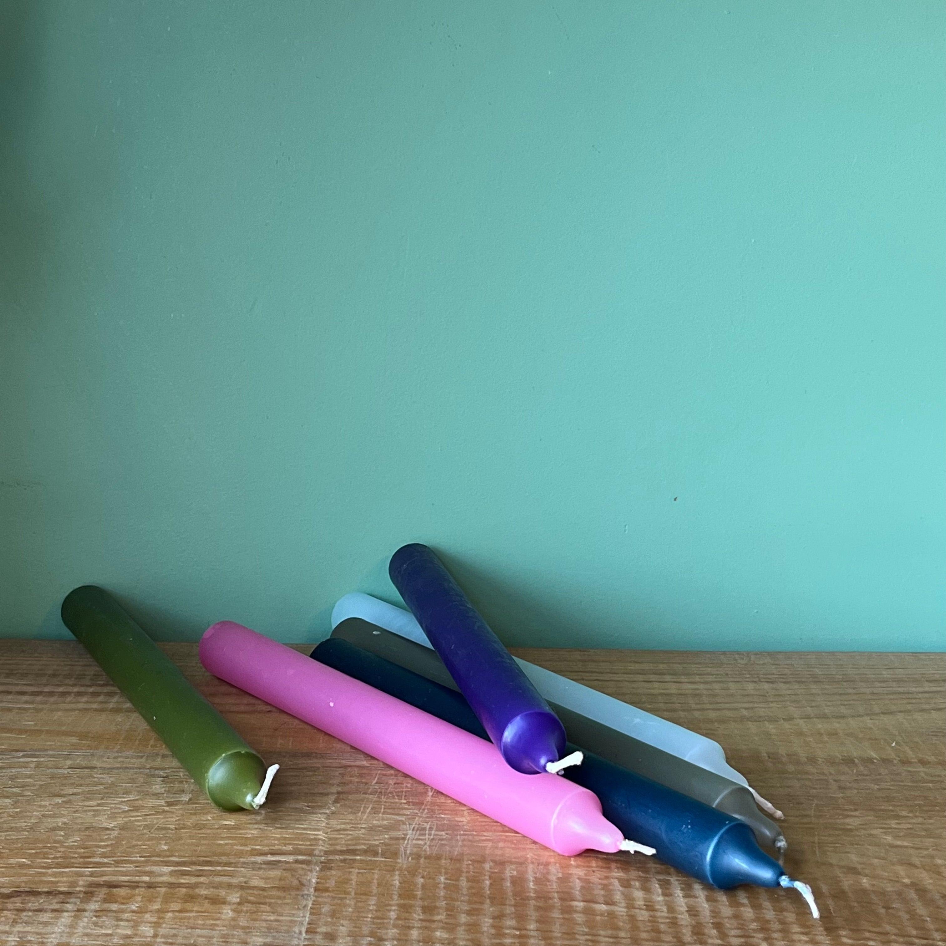 Coloured Table Candle - National Candles